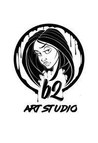 Логотип компании b2, арт-студия